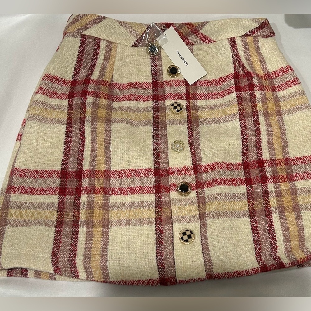 NWT Sister Jane Claudette Check Mini Skirt - Picture 6 of 8